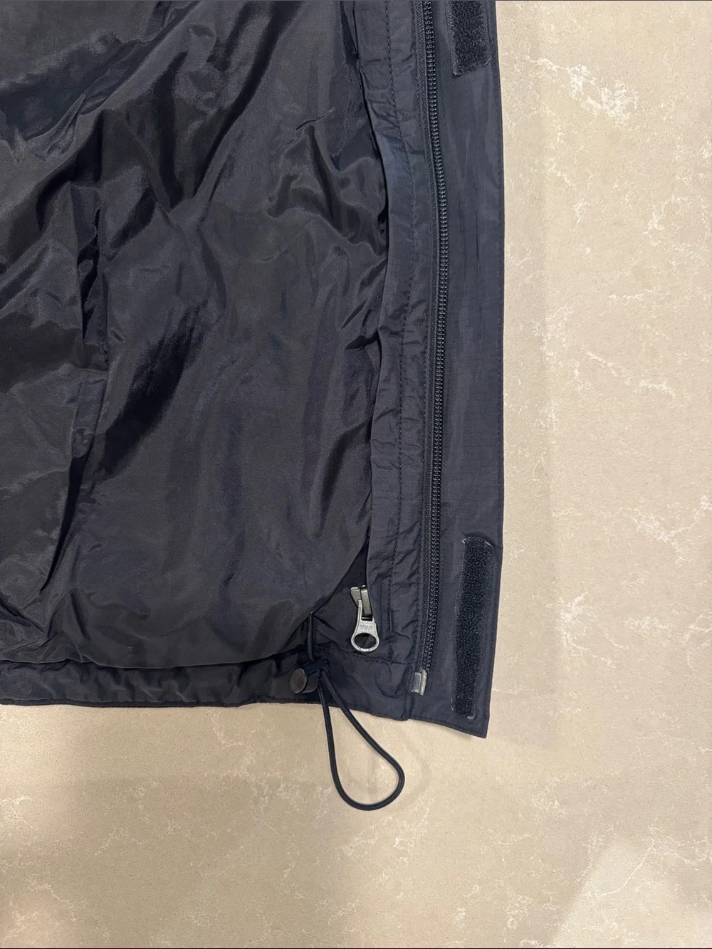 The North Face Men's Hooded Rain Jacket in Black